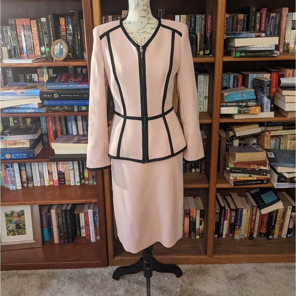 ESCADA wool suit pencil skirt.